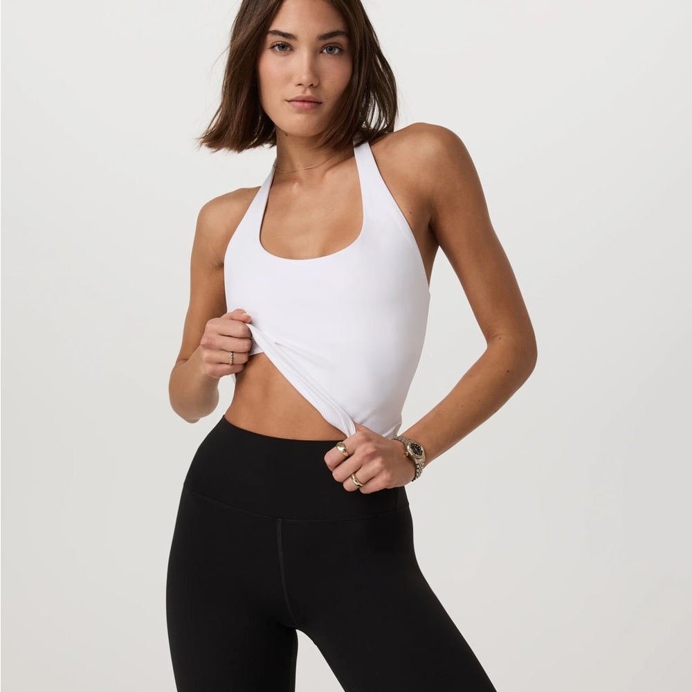 Vuori white all the feels halter